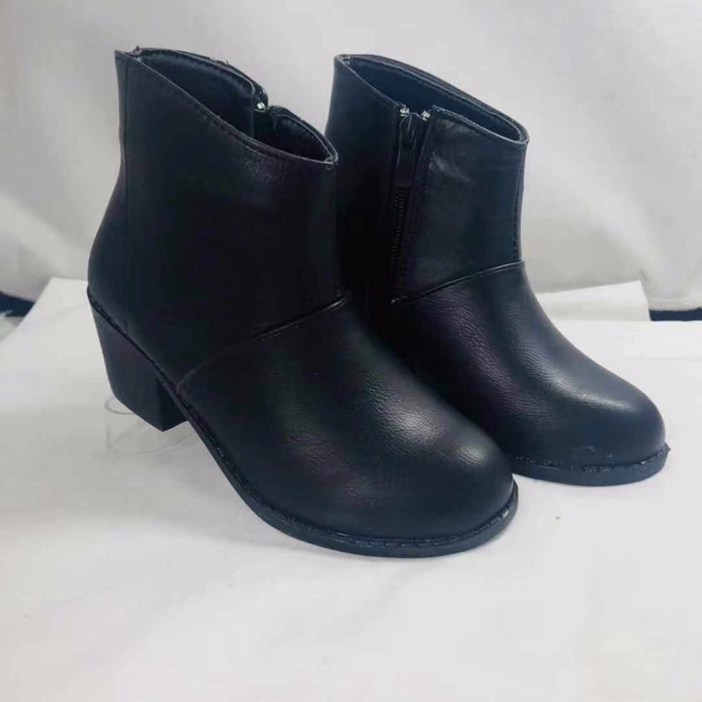 Children's black booties